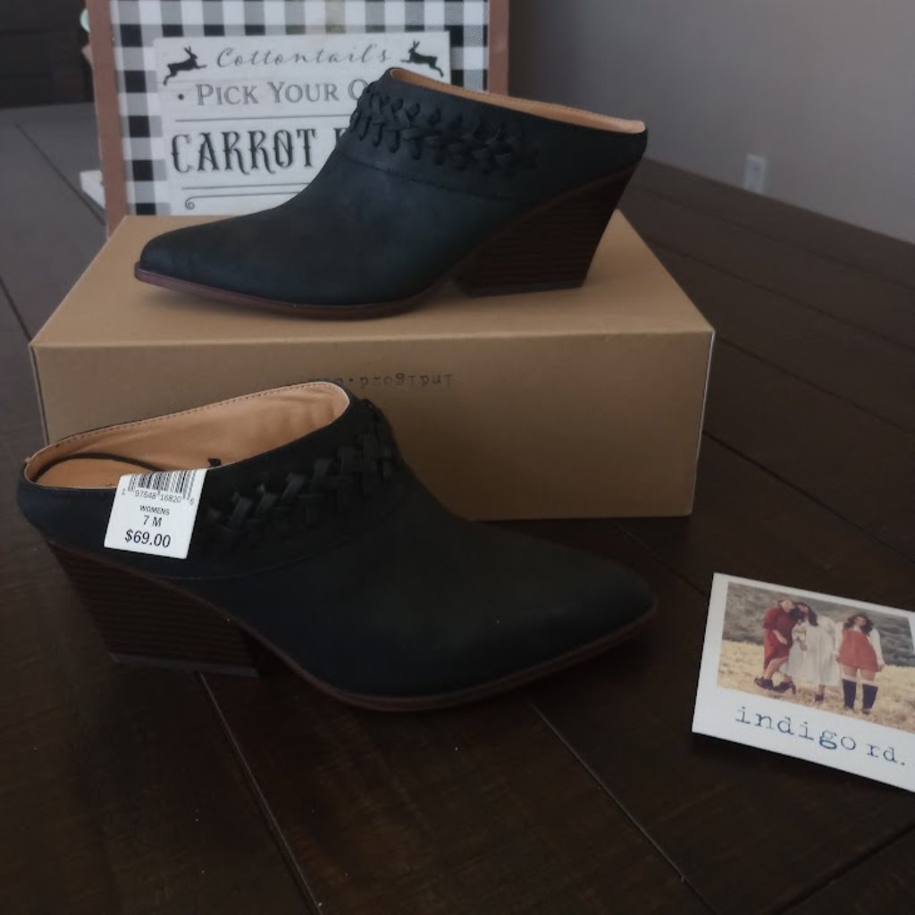 New Women Booties Blck Size 7 Indigo Rd Brand